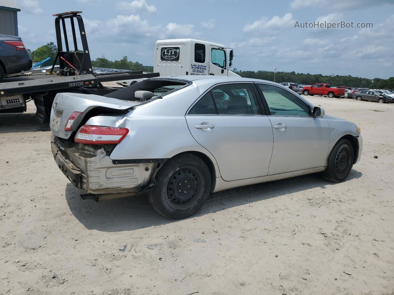 2011 Toyota Camry Base Silver vin: 4T1BF3EK9BU695315