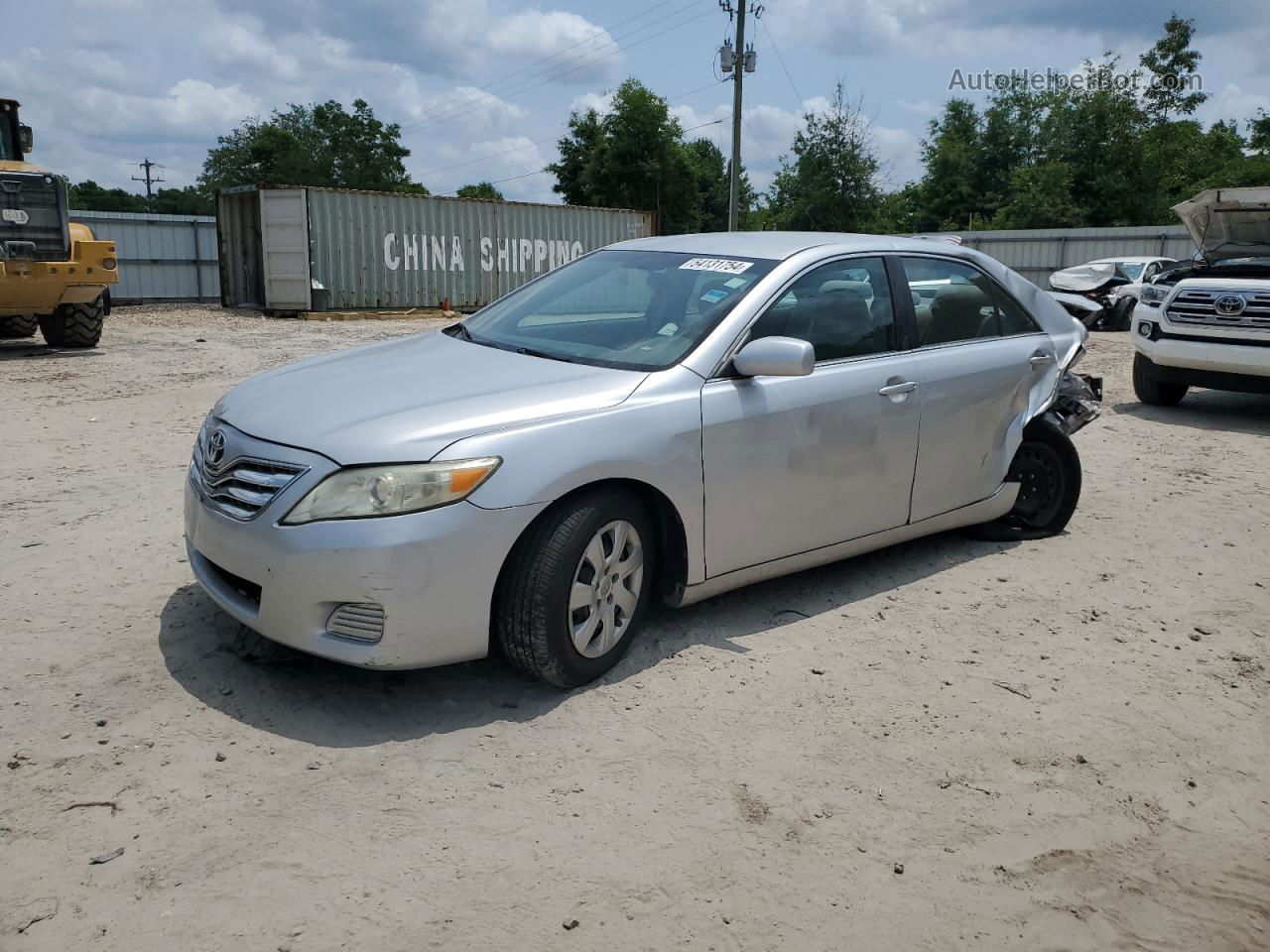 2011 Toyota Camry Base Silver vin: 4T1BF3EK9BU695315