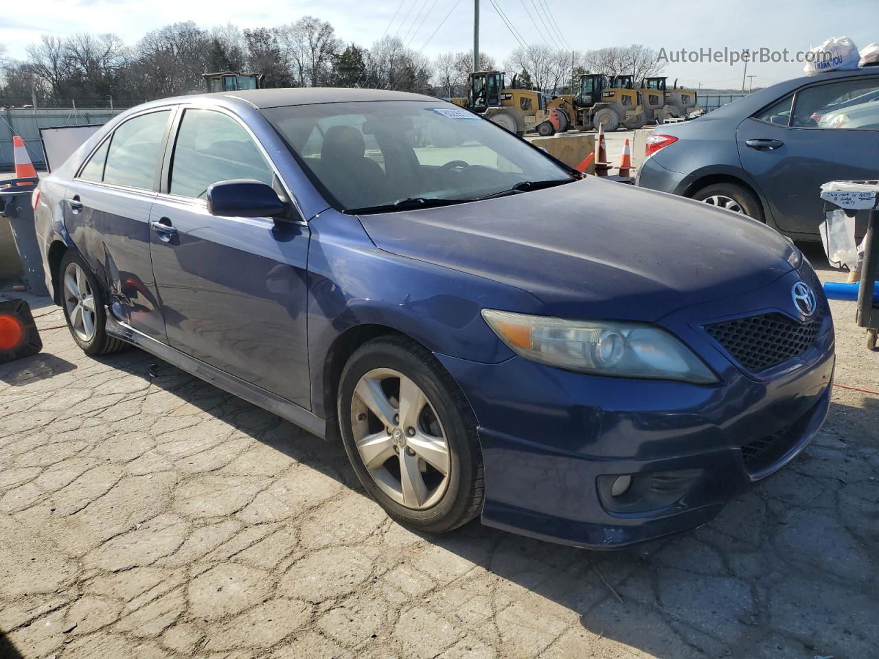 2011 Toyota Camry Base Синий vin: 4T1BF3EK9BU738891