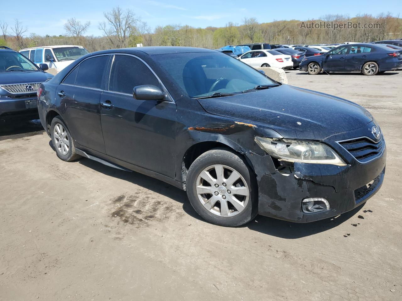 2011 Toyota Camry Base Black vin: 4T1BF3EK9BU739975