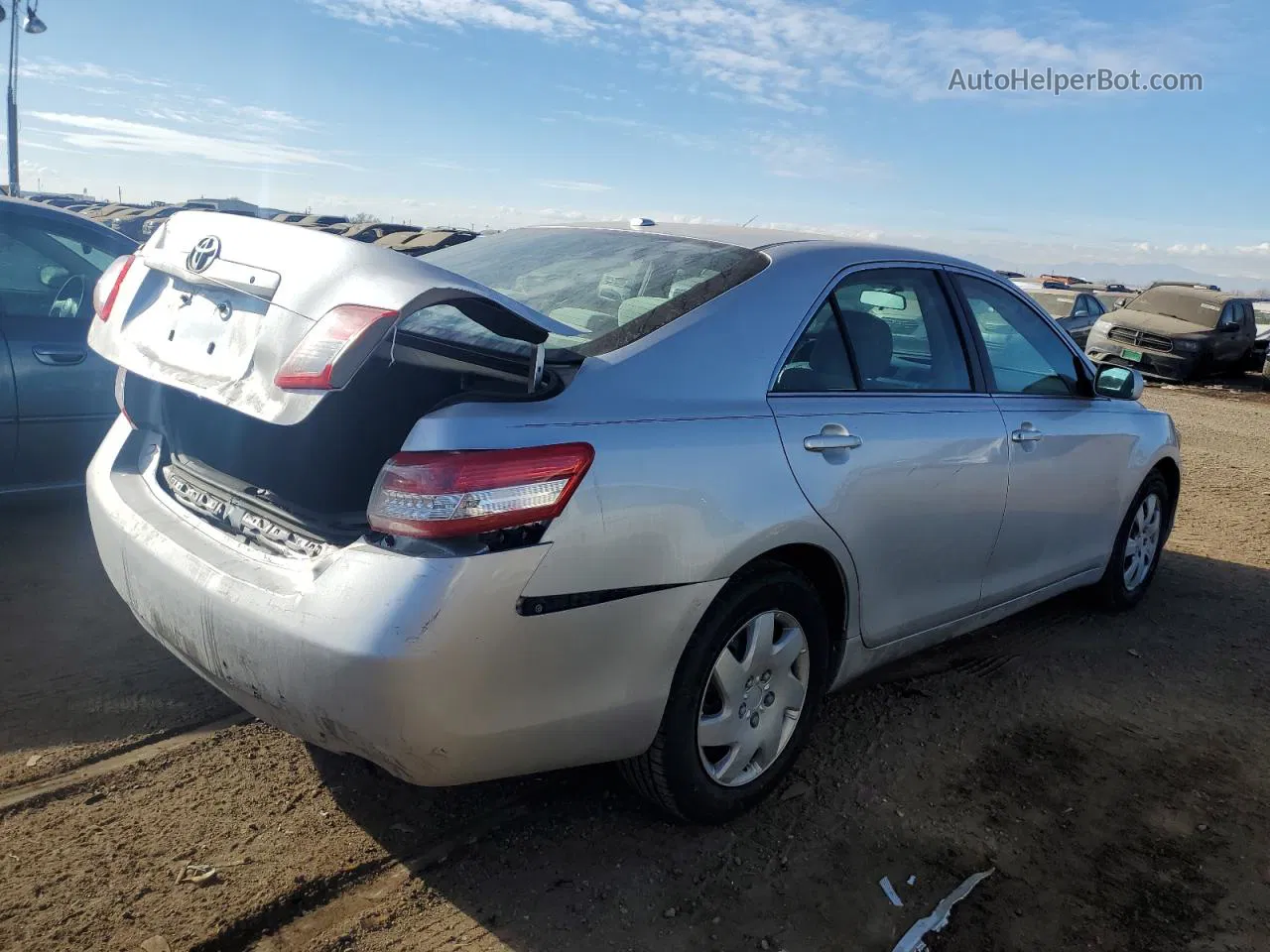 2011 Toyota Camry Base Silver vin: 4T1BF3EK9BU754850