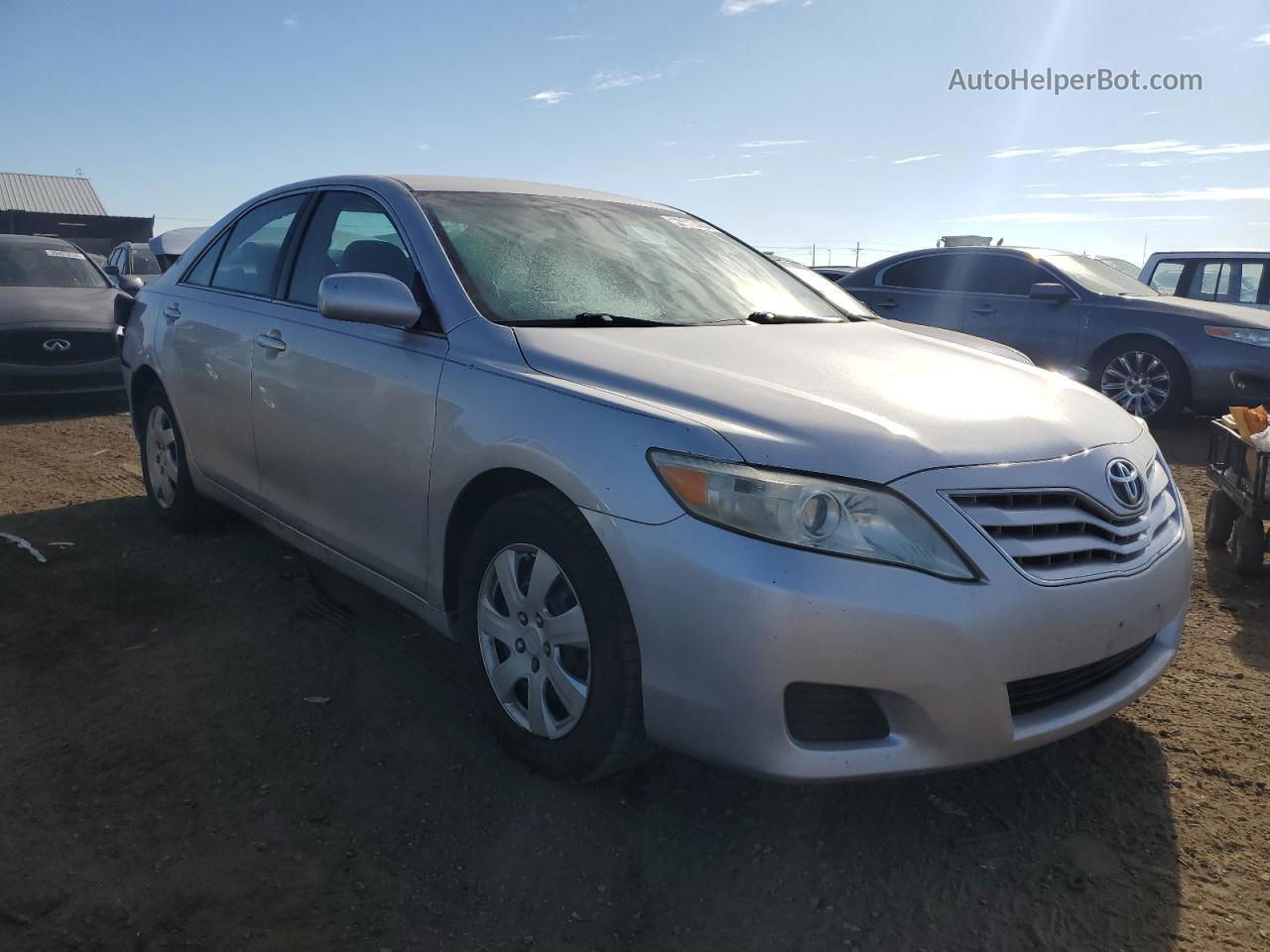 2011 Toyota Camry Base Silver vin: 4T1BF3EK9BU754850