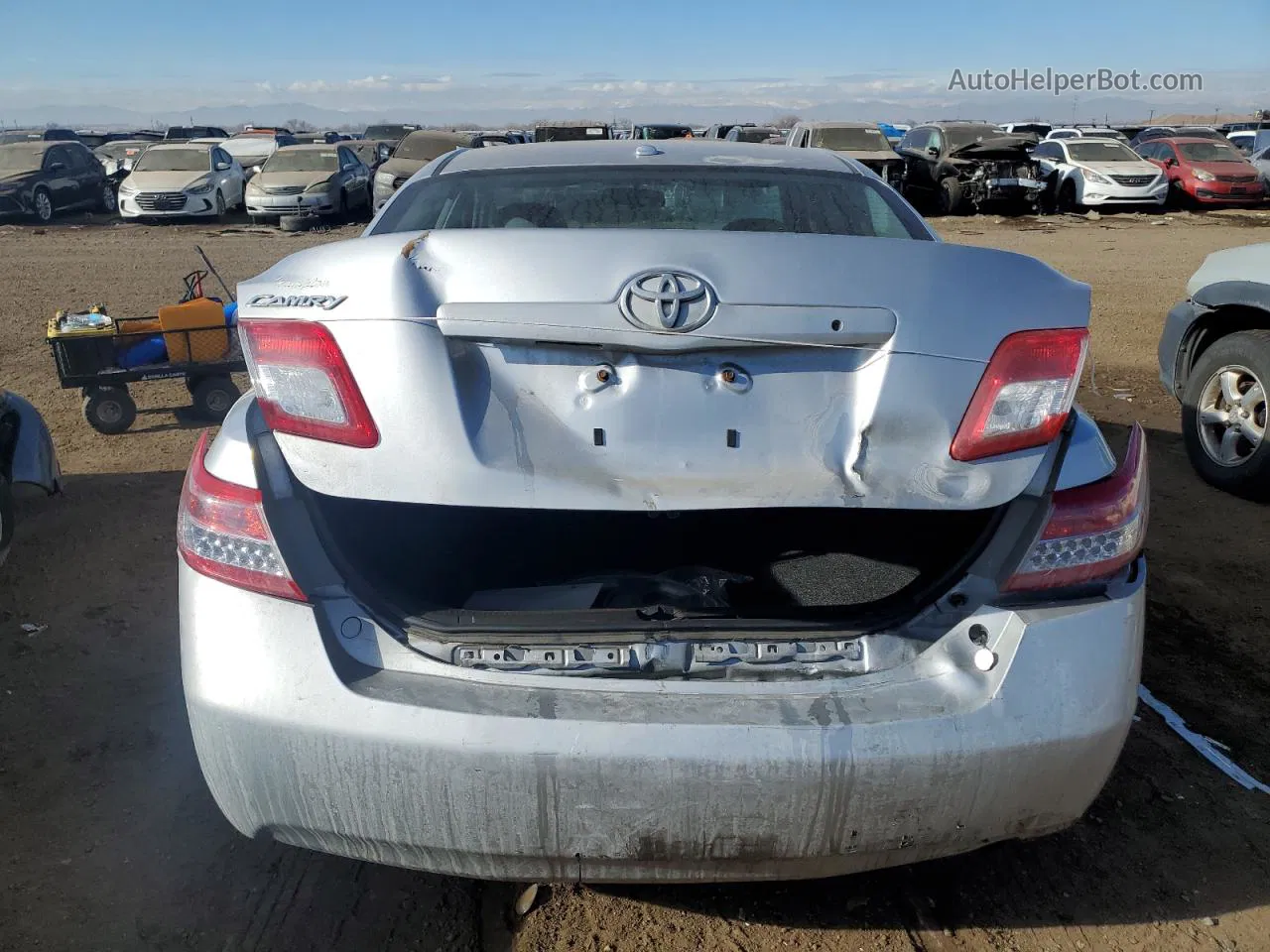 2011 Toyota Camry Base Silver vin: 4T1BF3EK9BU754850