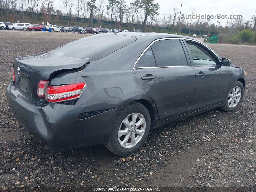 2011 Toyota Camry Le Gray vin: 4T1BF3EKXBU121788