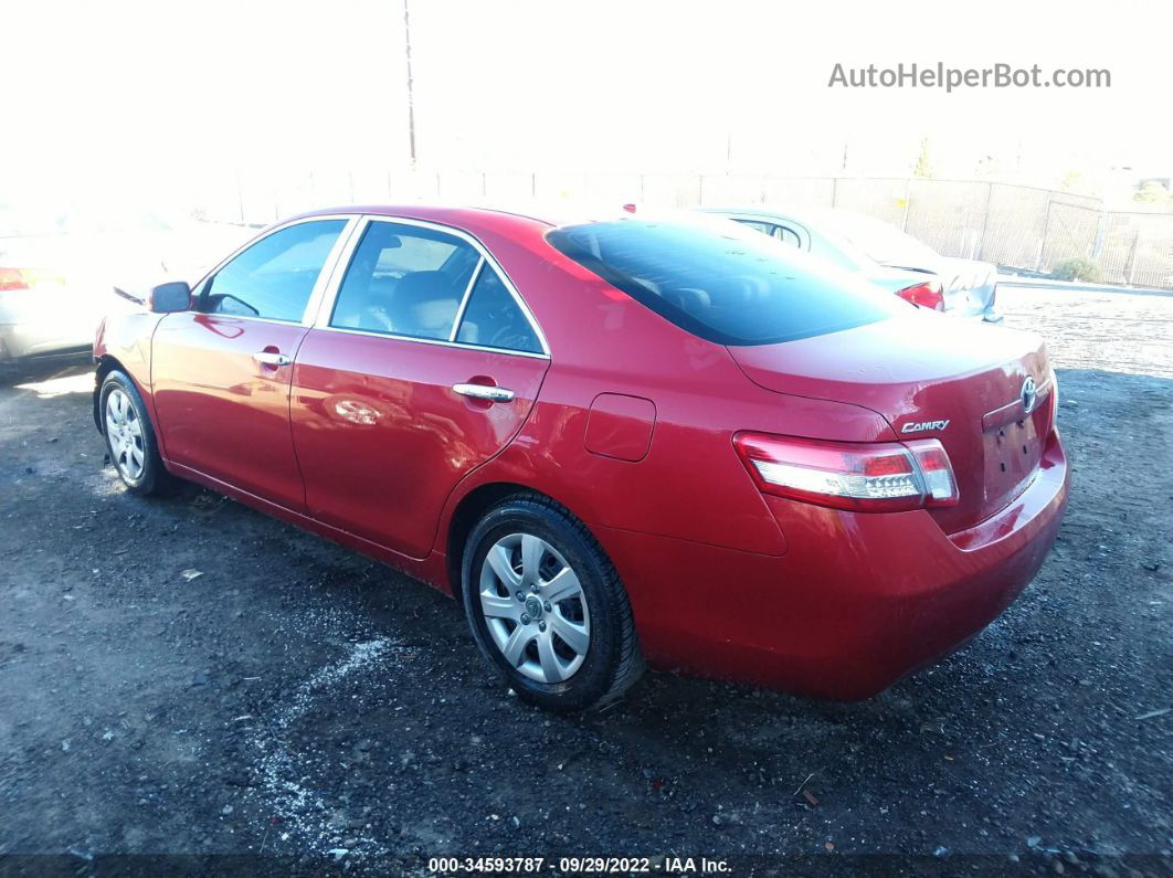 2011 Toyota Camry Le Red vin: 4T1BF3EKXBU186544