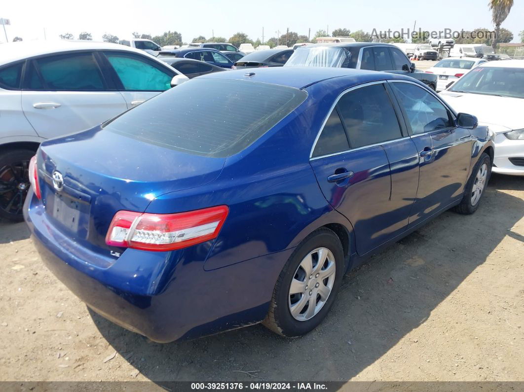 2011 Toyota Camry Le Blue vin: 4T1BF3EKXBU586085