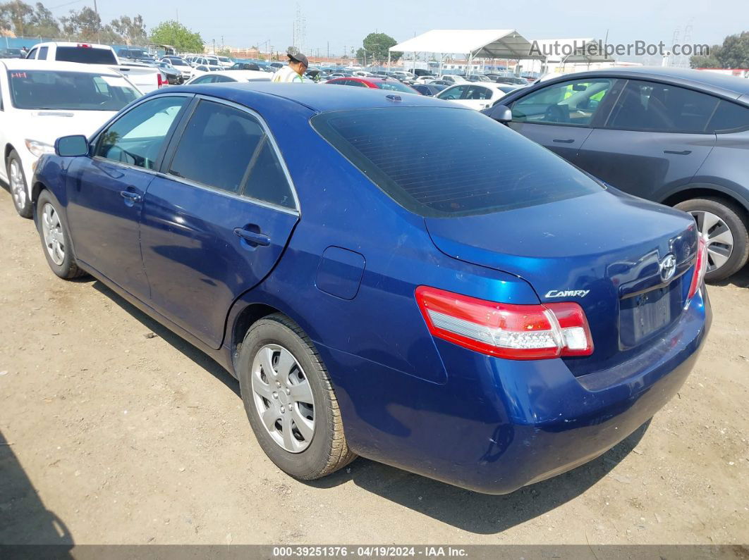 2011 Toyota Camry Le Blue vin: 4T1BF3EKXBU586085