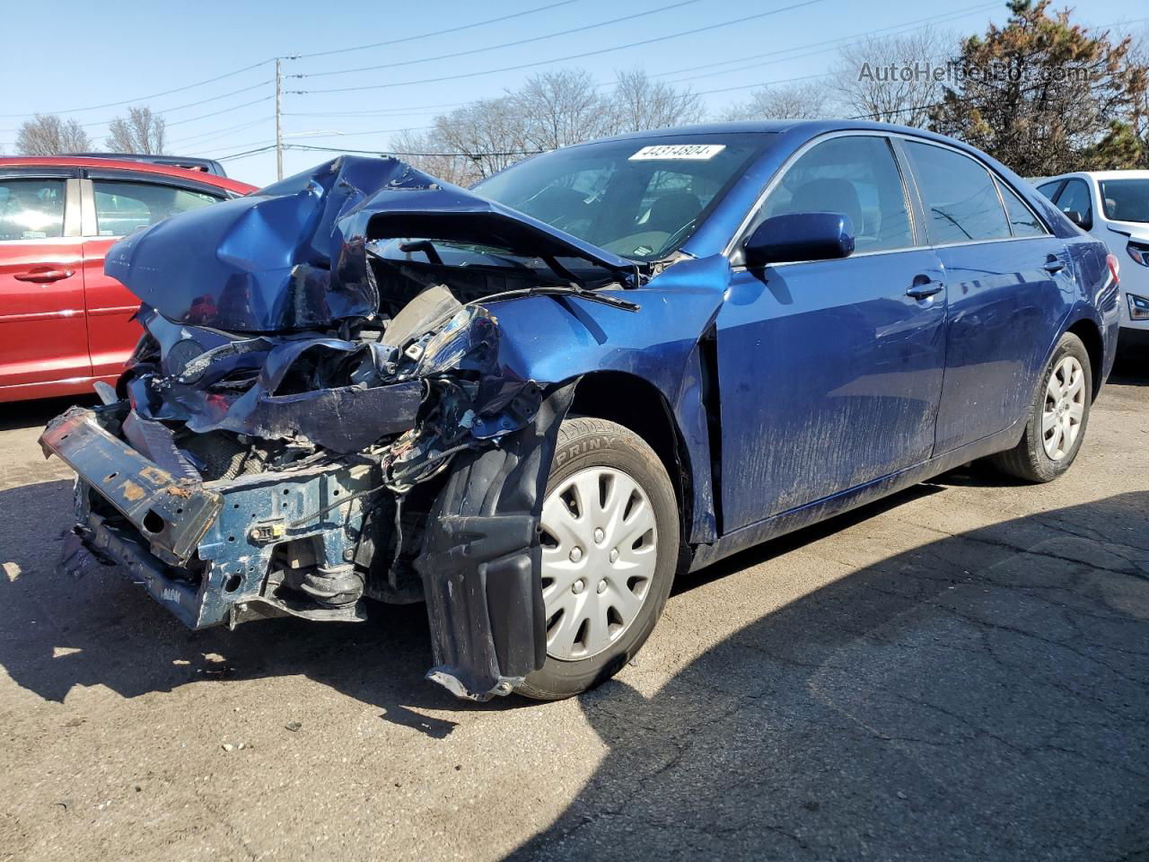 2011 Toyota Camry Base Blue vin: 4T1BF3EKXBU592887