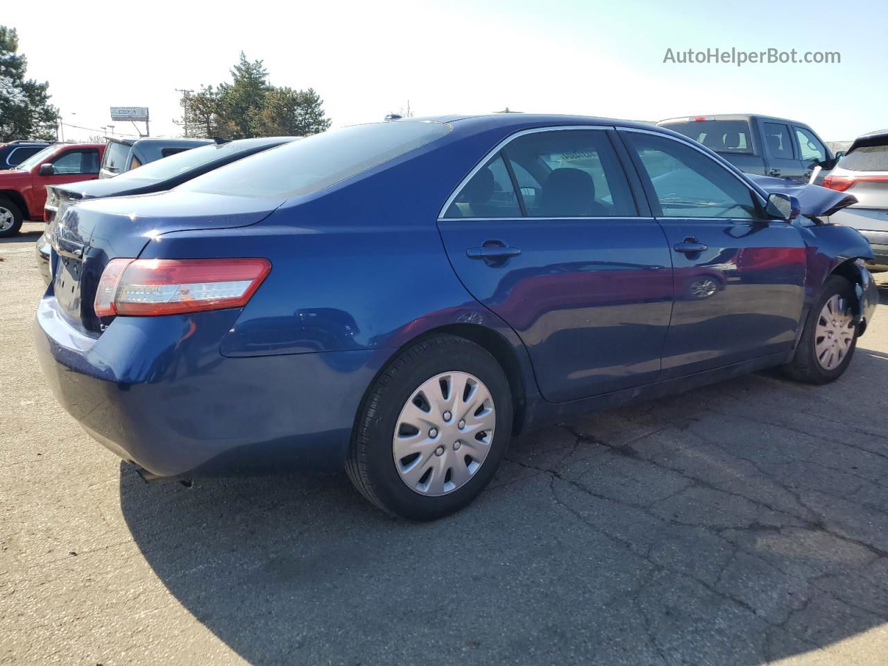 2011 Toyota Camry Base Blue vin: 4T1BF3EKXBU592887