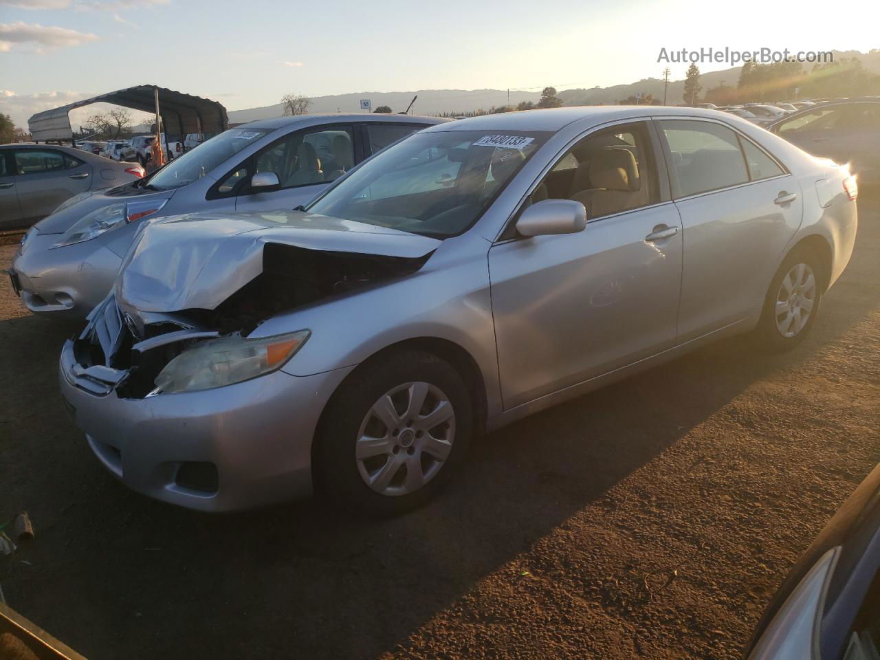 2011 Toyota Camry Base Silver vin: 4T1BF3EKXBU599421