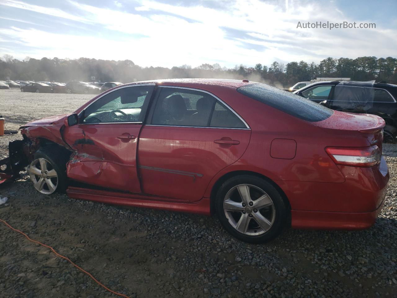 2011 Toyota Camry Base Red vin: 4T1BF3EKXBU652117