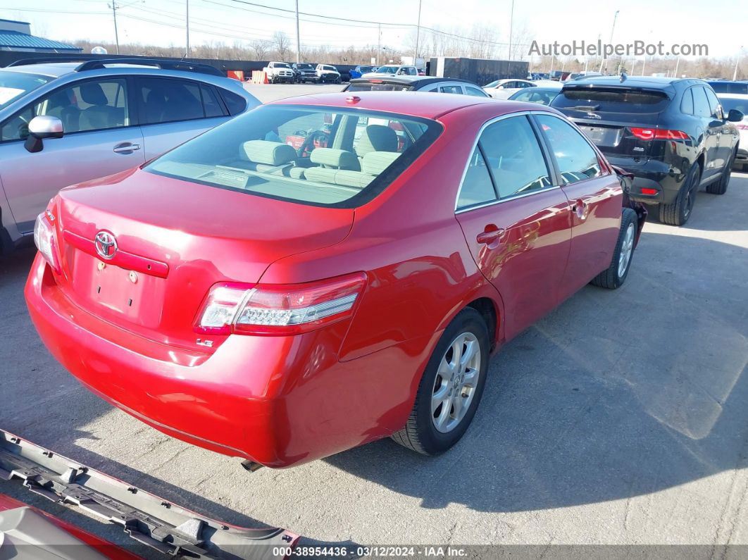 2011 Toyota Camry Le Red vin: 4T1BF3EKXBU738320