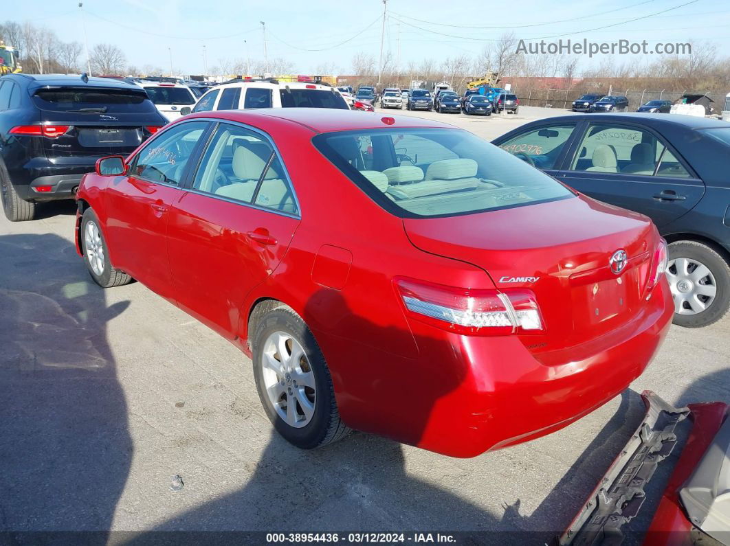 2011 Toyota Camry Le Red vin: 4T1BF3EKXBU738320