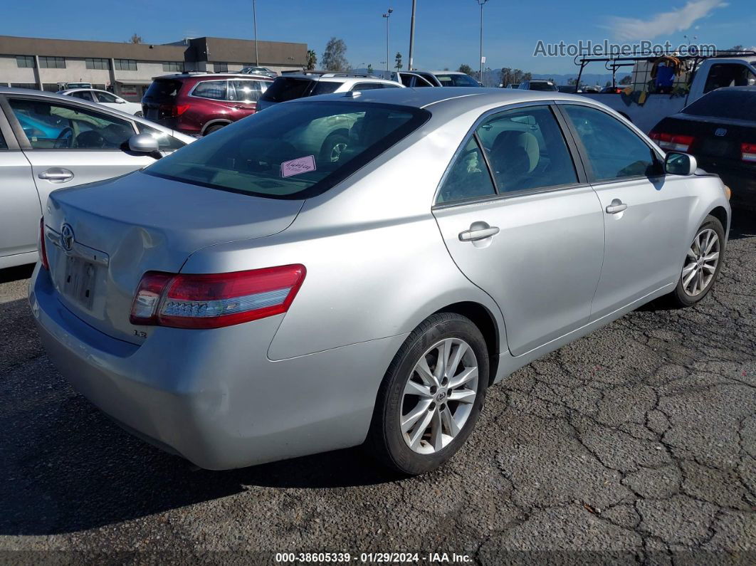 2011 Toyota Camry Le Silver vin: 4T1BF3EKXBU740908