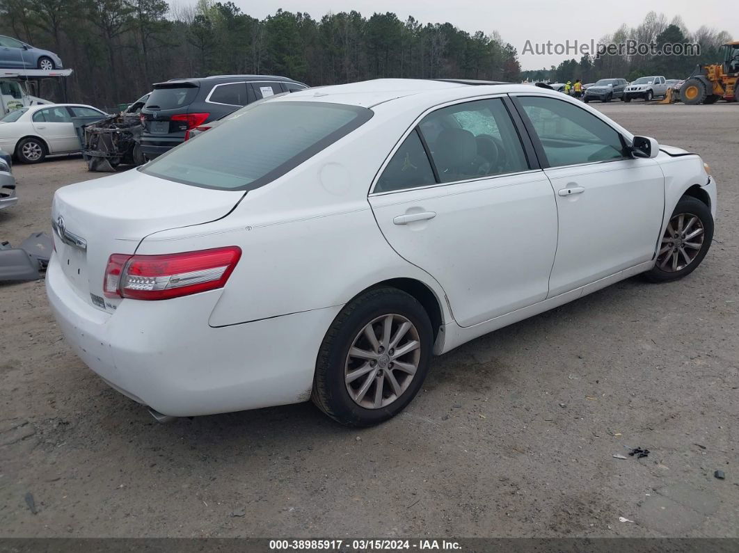 2011 Toyota Camry Xle White vin: 4T1BF3EKXBU746286