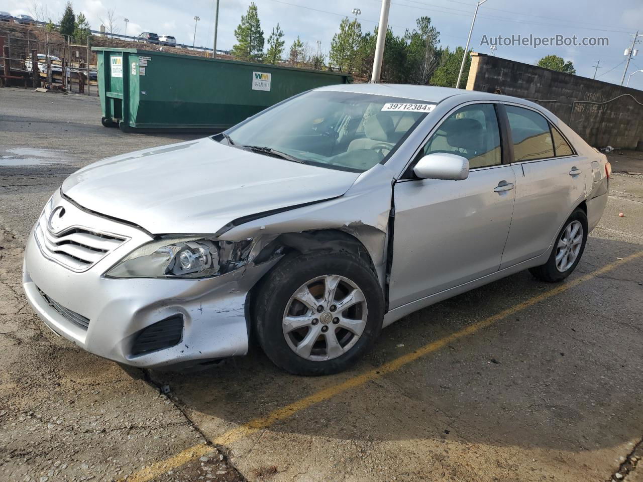 2011 Toyota Camry Base Silver vin: 4T1BF3EKXBU753271