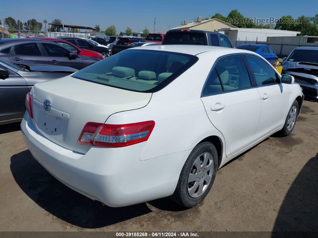 2011 Toyota Camry   White vin: 4T1BF3EKXBU756753