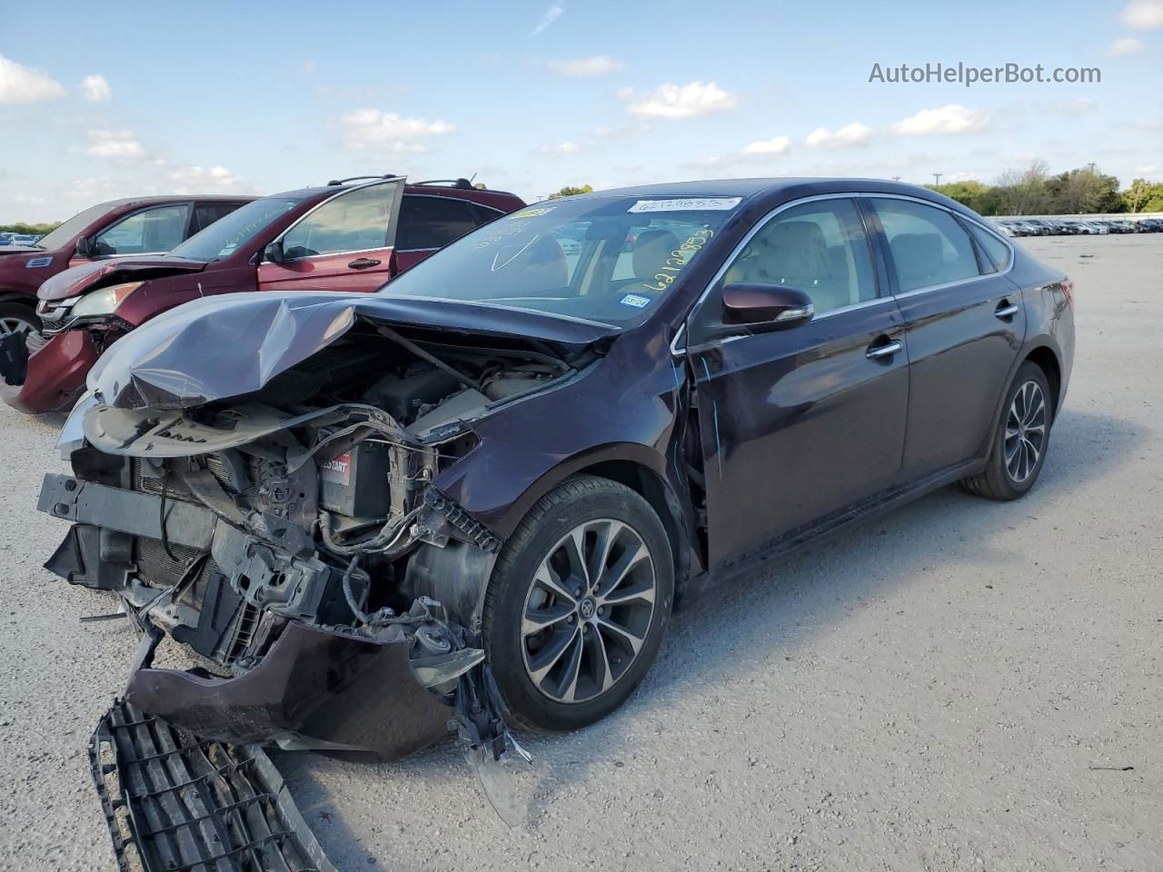 2016 Toyota Avalon Xle Maroon vin: 4T1BK1EB0GU210910