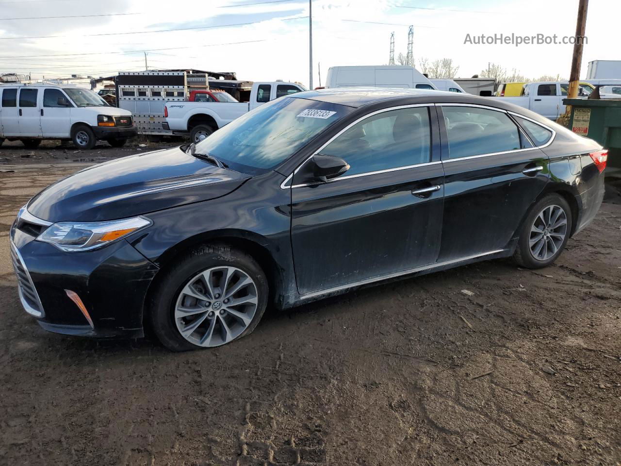 2016 Toyota Avalon Xle Black vin: 4T1BK1EB0GU233393