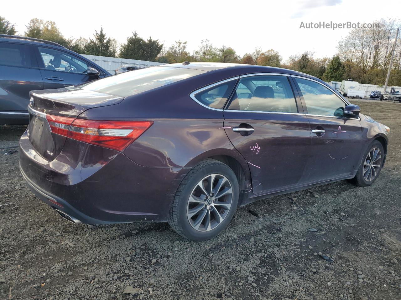 2016 Toyota Avalon Xle Темно-бордовый vin: 4T1BK1EB1GU199626