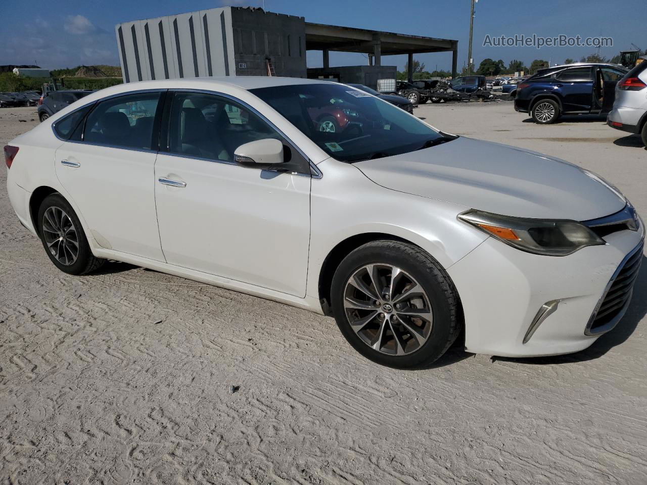 2016 Toyota Avalon Xle White vin: 4T1BK1EB1GU201519