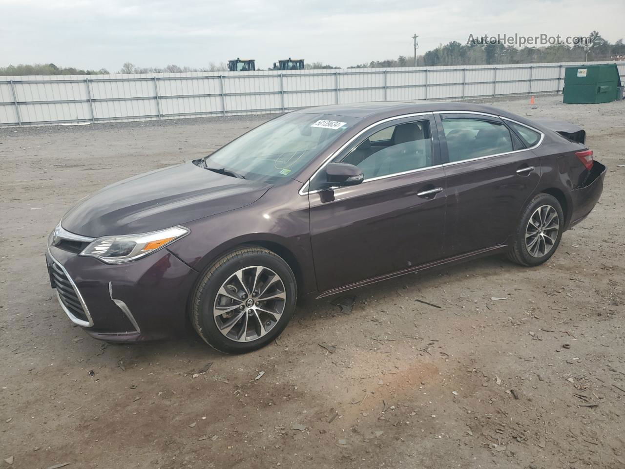 2016 Toyota Avalon Xle Бордовый vin: 4T1BK1EB1GU213878