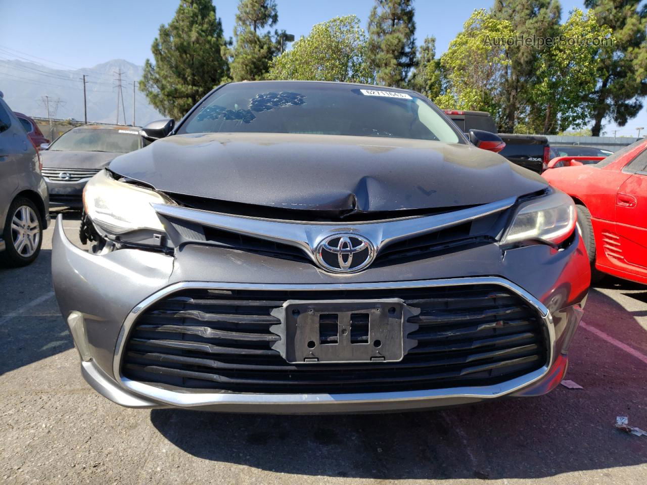 2016 Toyota Avalon Xle Серый vin: 4T1BK1EB1GU222449