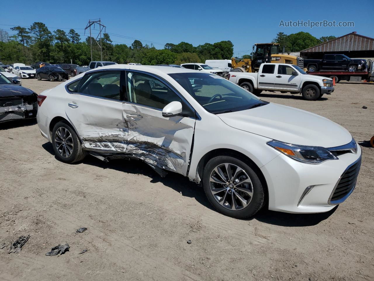 2016 Toyota Avalon Xle White vin: 4T1BK1EB1GU235220