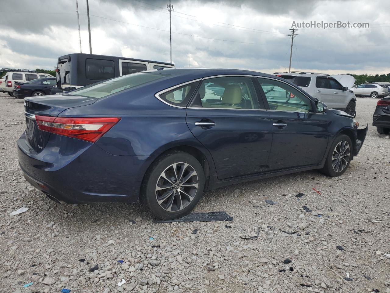 2016 Toyota Avalon Xle Blue vin: 4T1BK1EB1GU235296