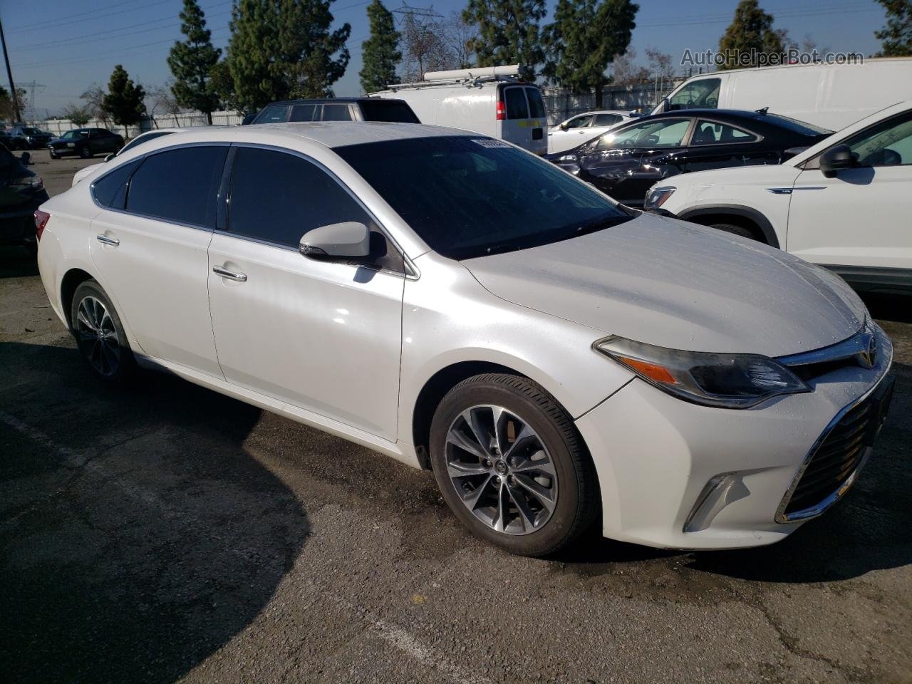 2016 Toyota Avalon Xle White vin: 4T1BK1EB1GU239834