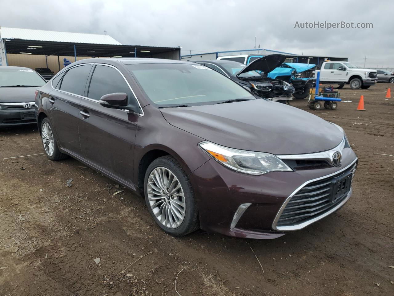 2016 Toyota Avalon Xle Темно-бордовый vin: 4T1BK1EB2GU207121