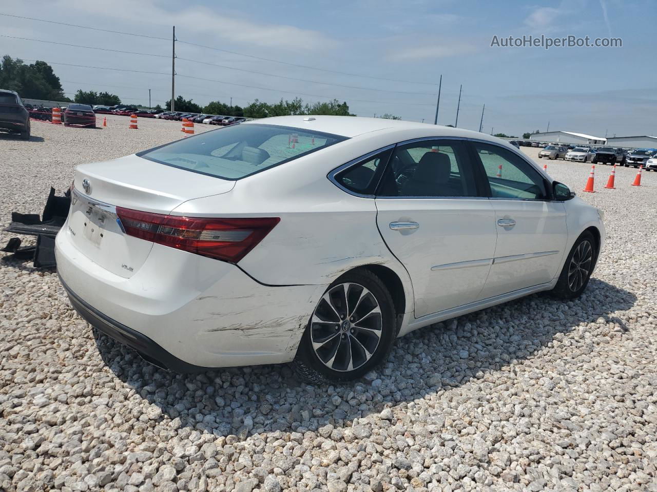 2016 Toyota Avalon Xle White vin: 4T1BK1EB2GU209614