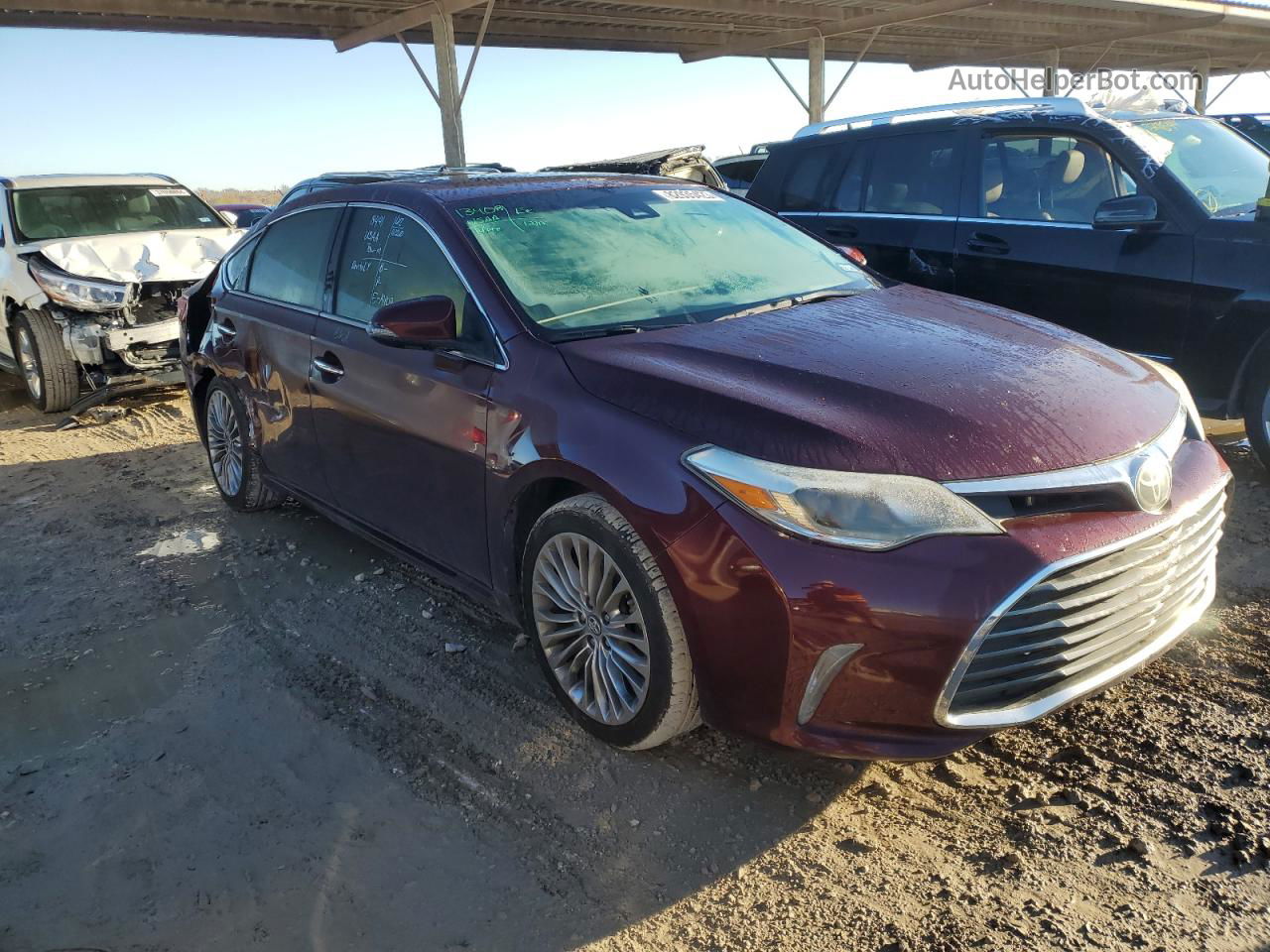 2016 Toyota Avalon Xle Burgundy vin: 4T1BK1EB2GU213565