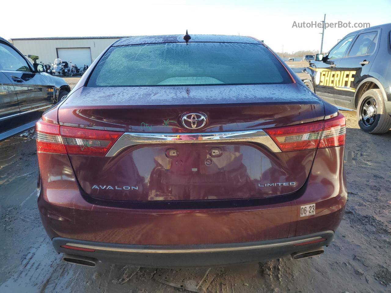 2016 Toyota Avalon Xle Burgundy vin: 4T1BK1EB2GU213565