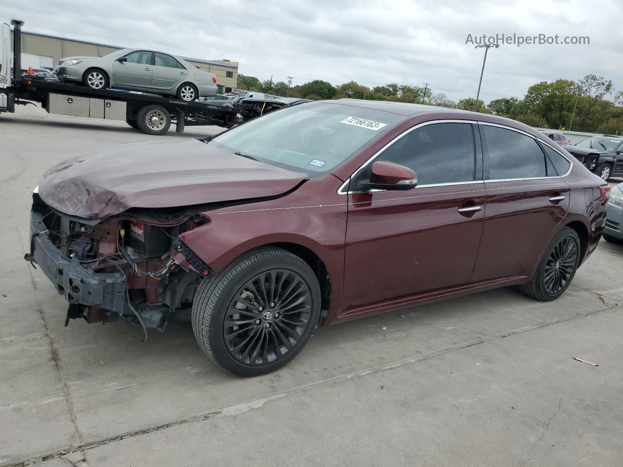 2016 Toyota Avalon Xle Burgundy vin: 4T1BK1EB2GU222153