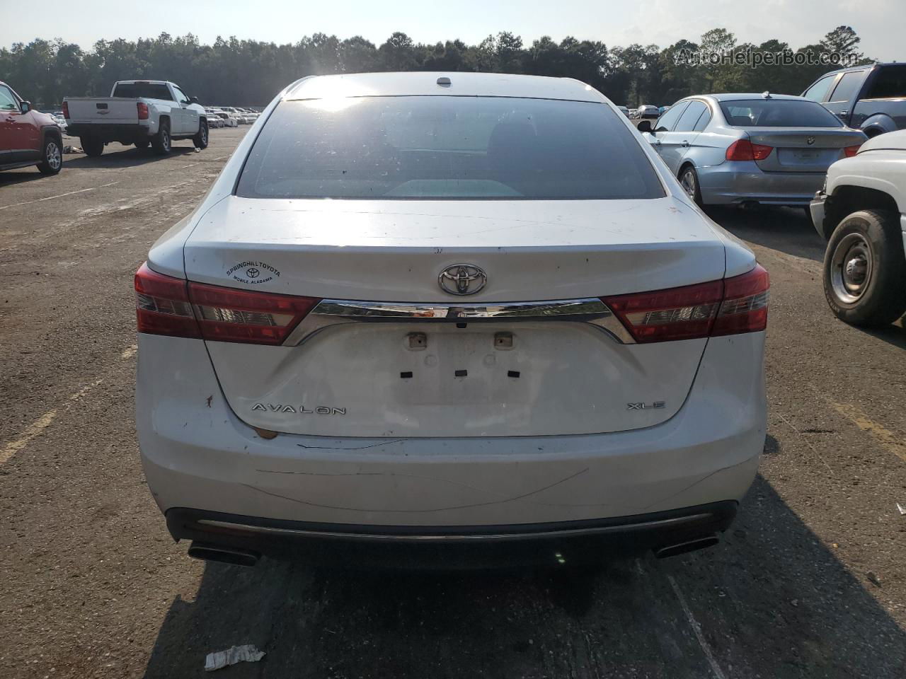 2016 Toyota Avalon Xle White vin: 4T1BK1EB2GU235534