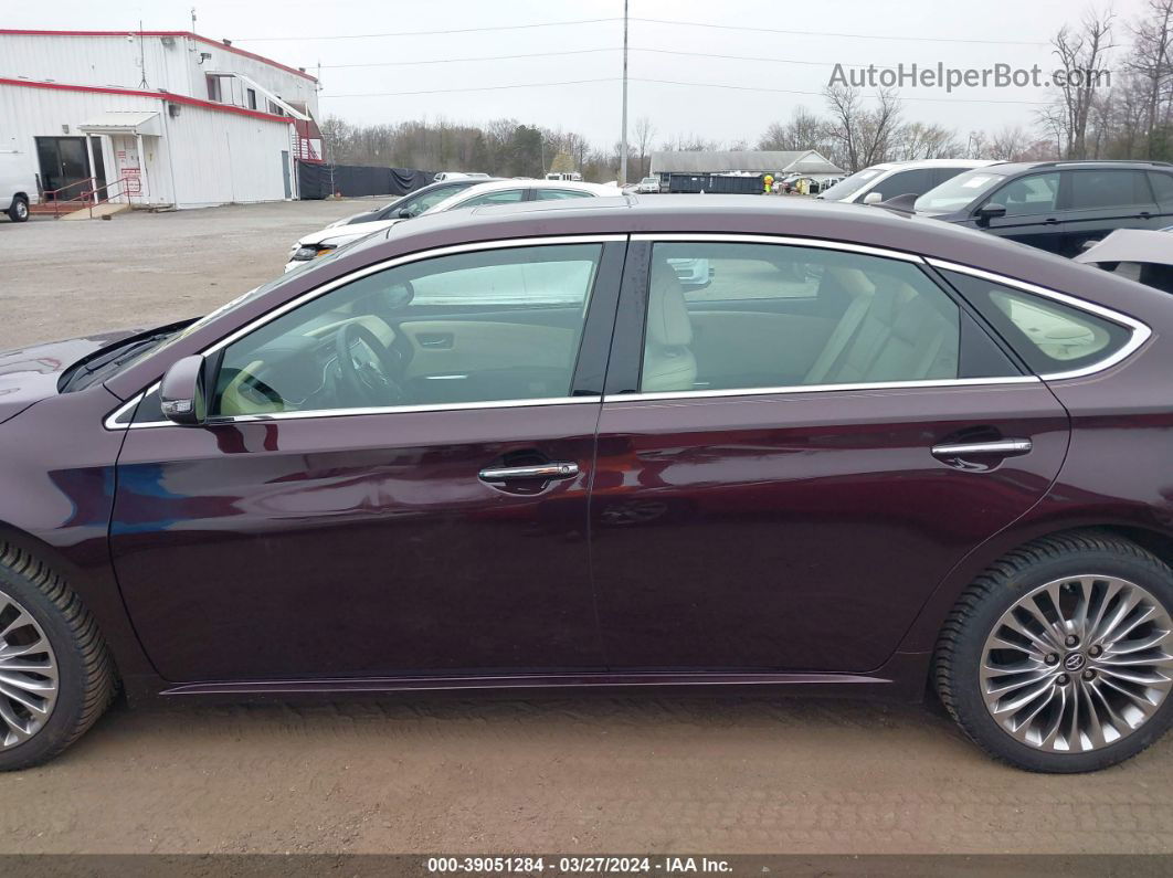 2016 Toyota Avalon Limited Темно-бордовый vin: 4T1BK1EB2GU242807