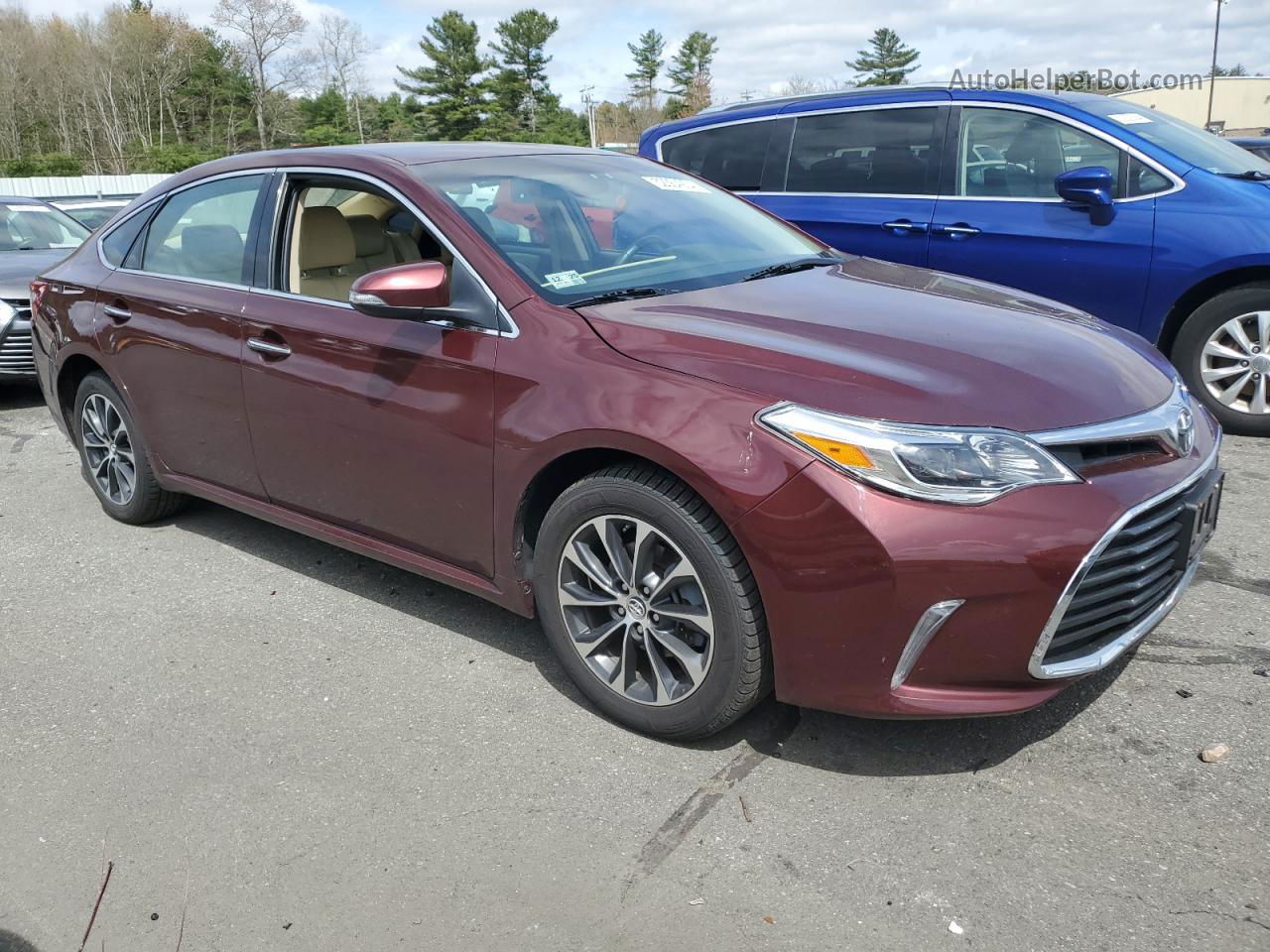 2016 Toyota Avalon Xle Red vin: 4T1BK1EB3GU194329