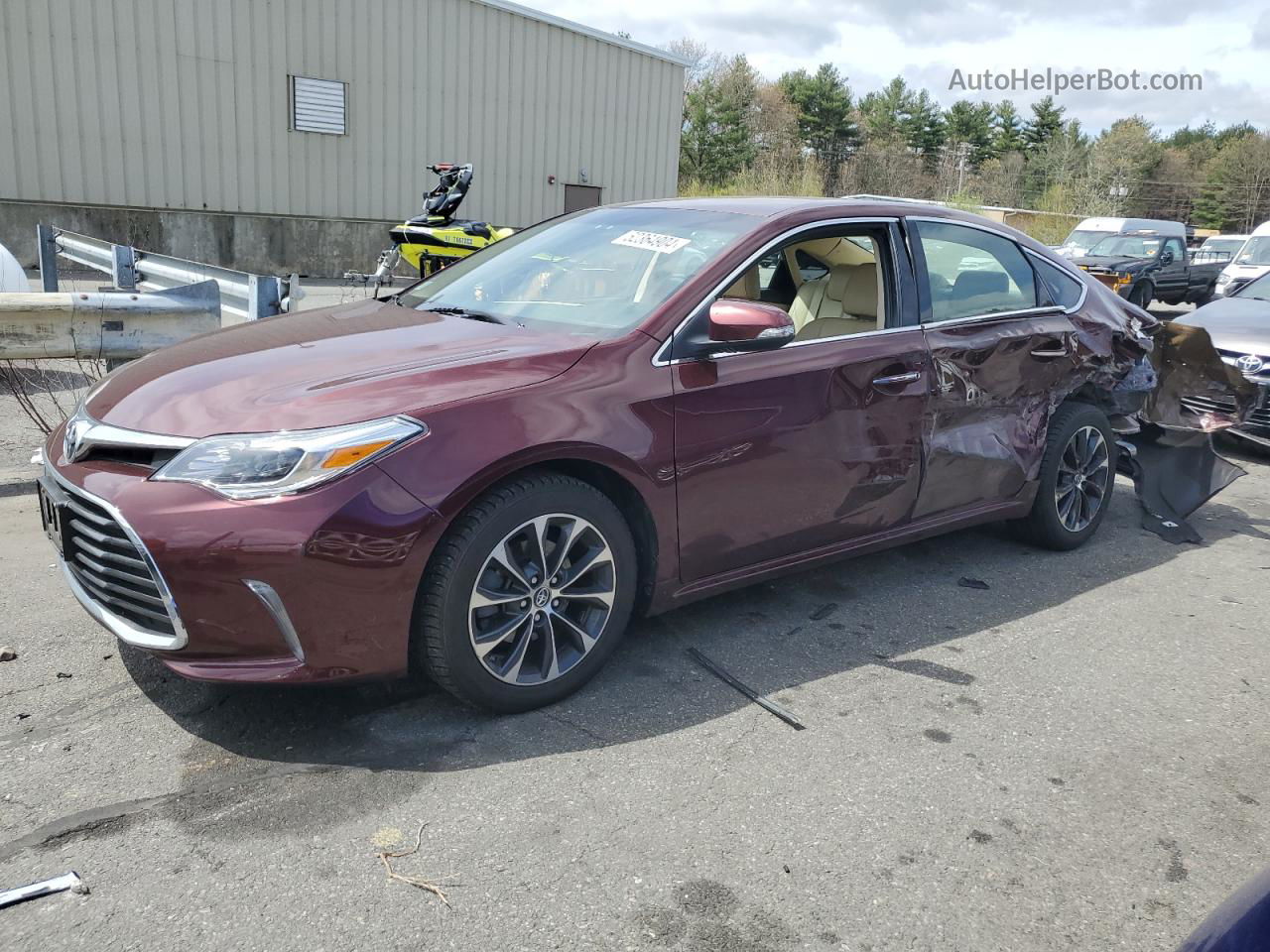 2016 Toyota Avalon Xle Red vin: 4T1BK1EB3GU194329