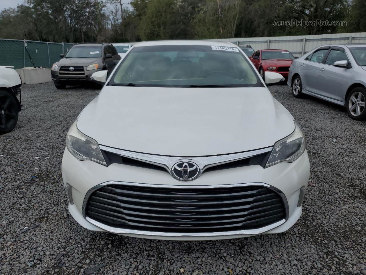 2016 Toyota Avalon Xle White vin: 4T1BK1EB3GU214997