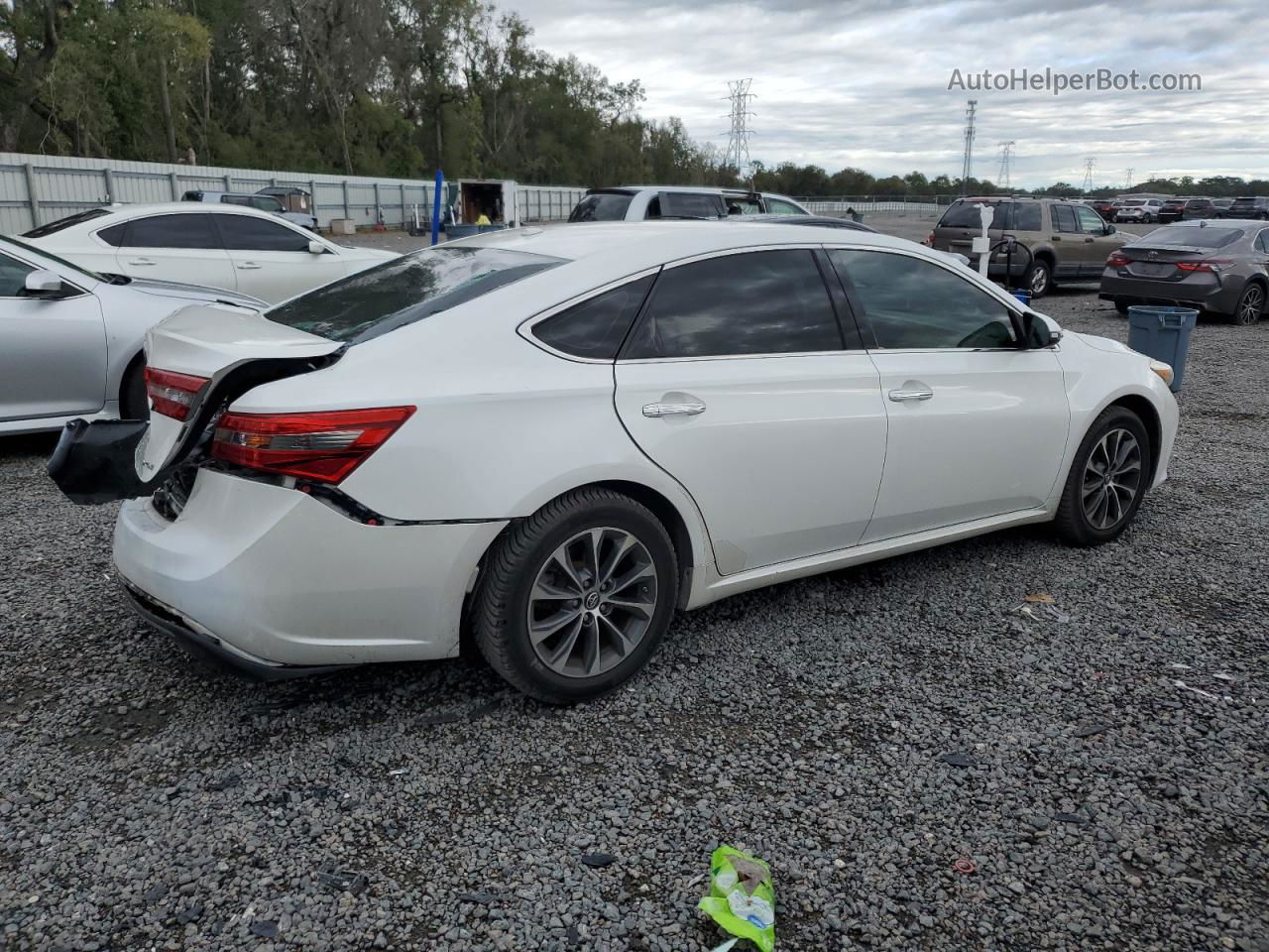 2016 Toyota Avalon Xle White vin: 4T1BK1EB3GU214997