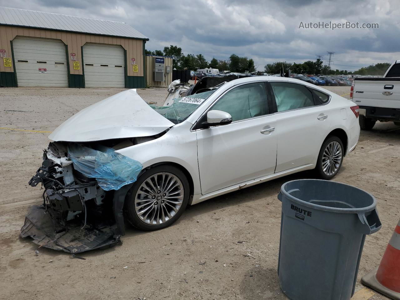 2016 Toyota Avalon Xle White vin: 4T1BK1EB3GU220699