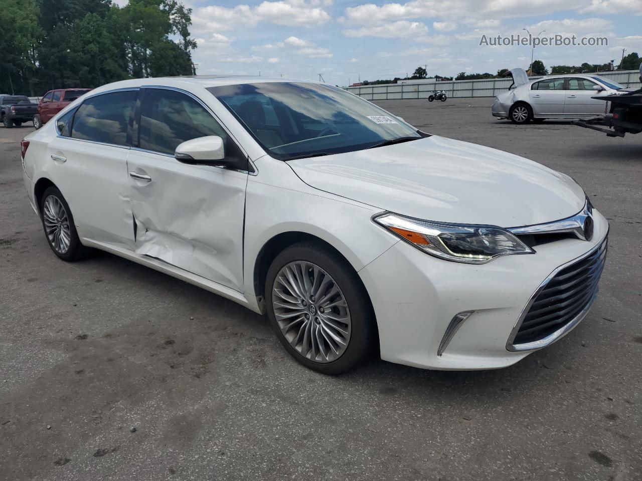 2016 Toyota Avalon Xle Белый vin: 4T1BK1EB3GU223201