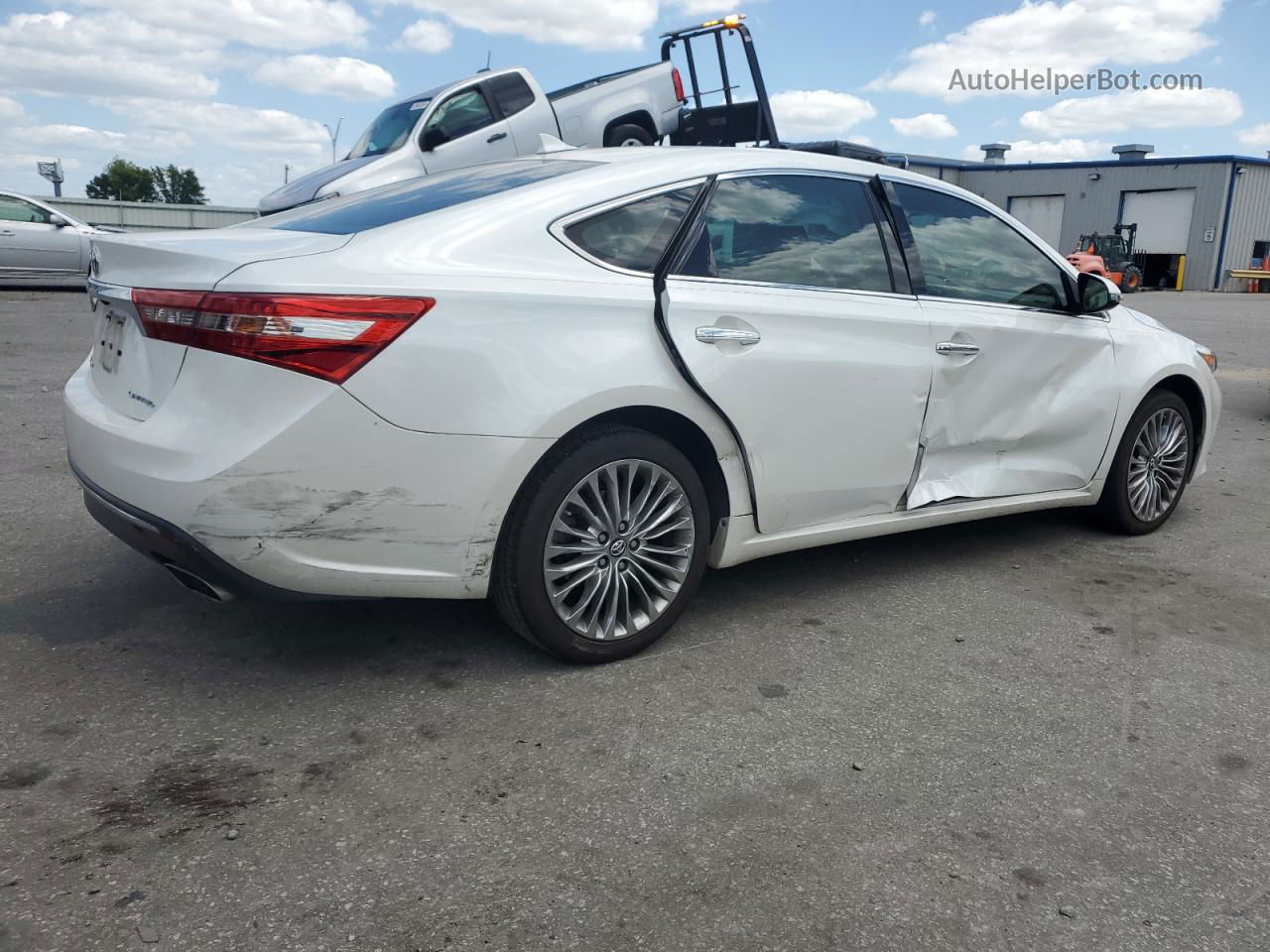 2016 Toyota Avalon Xle White vin: 4T1BK1EB3GU223201