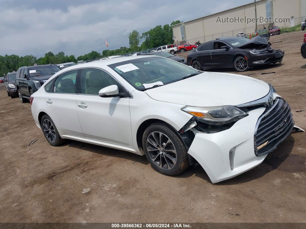 2016 Toyota Avalon Xle Белый vin: 4T1BK1EB4GU194632