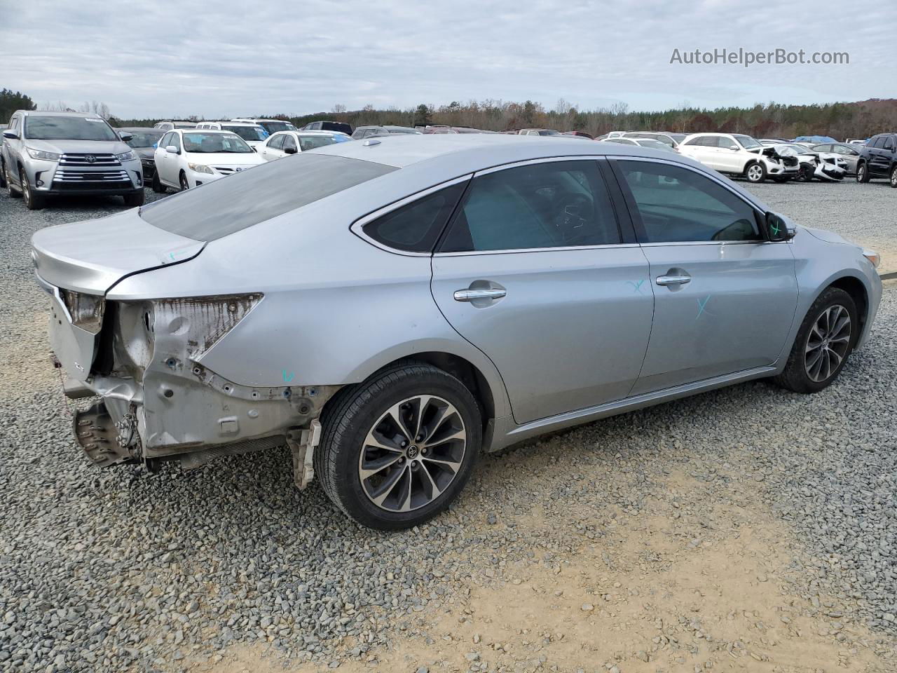 2016 Toyota Avalon Xle Серебряный vin: 4T1BK1EB4GU195635