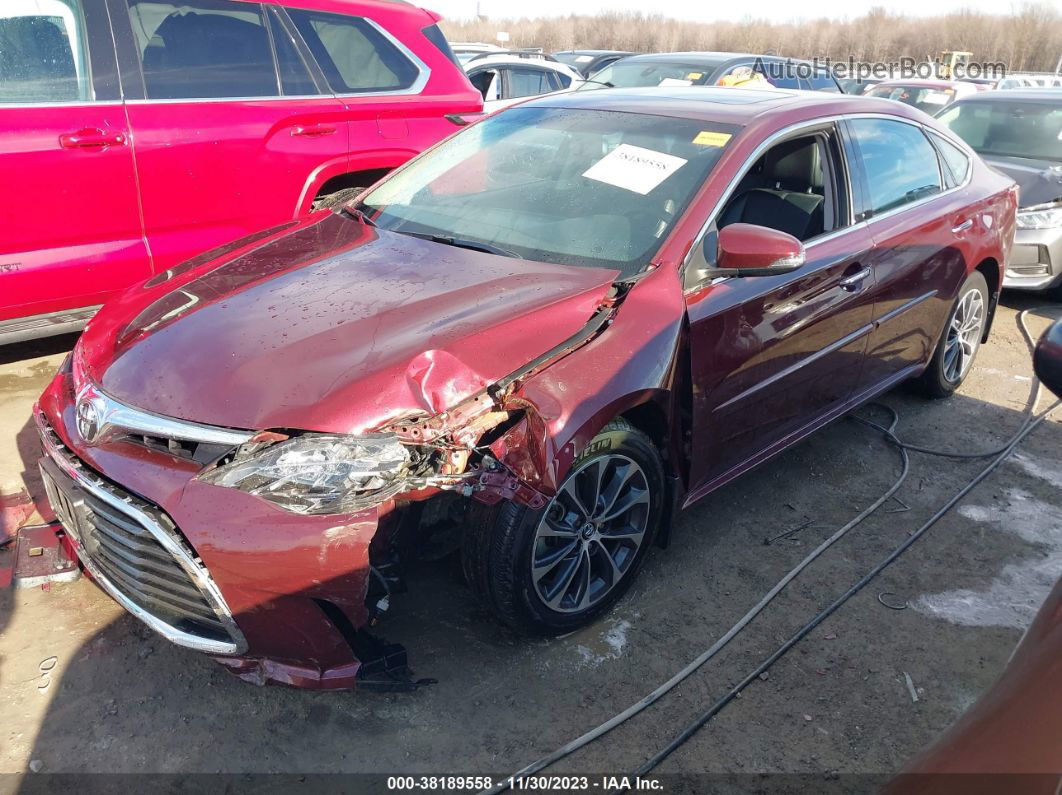 2016 Toyota Avalon Xle Premium Burgundy vin: 4T1BK1EB4GU201515