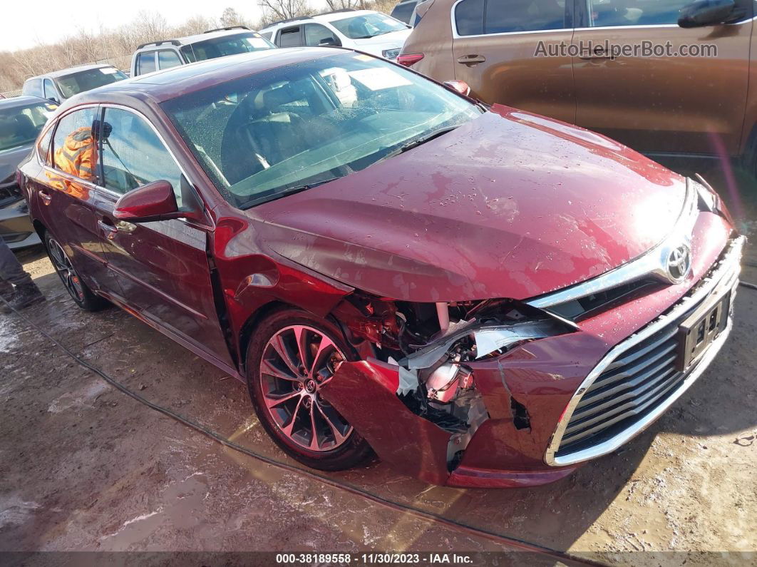 2016 Toyota Avalon Xle Premium Burgundy vin: 4T1BK1EB4GU201515