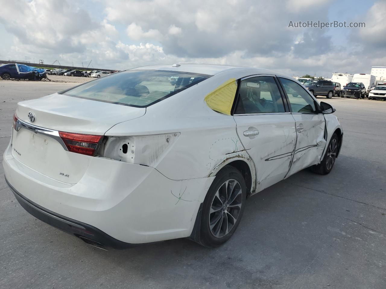 2016 Toyota Avalon Xle White vin: 4T1BK1EB4GU209470