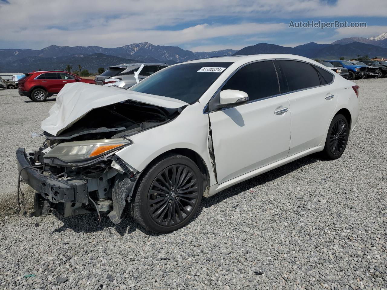 2016 Toyota Avalon Xle White vin: 4T1BK1EB4GU219576